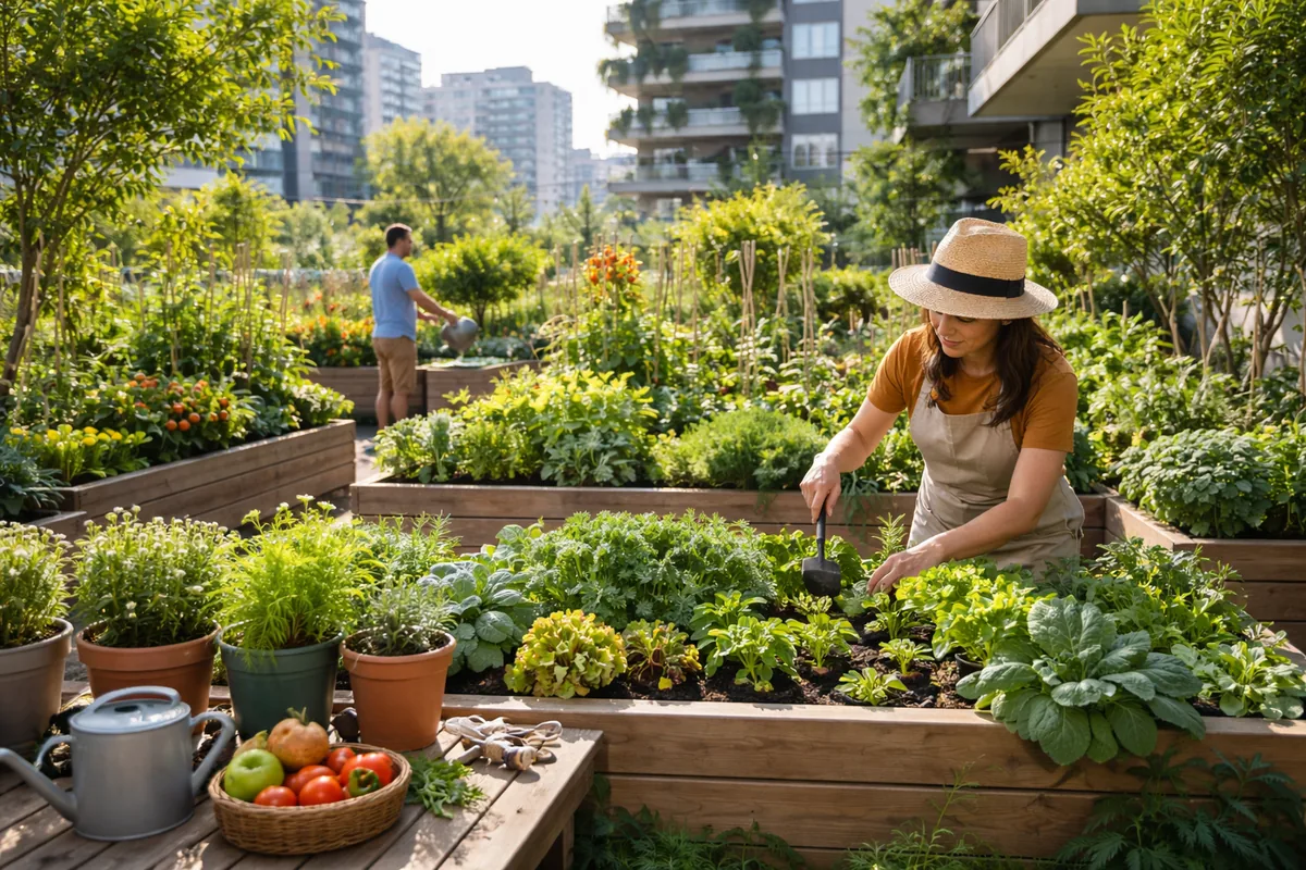 Les tendances actuelles en matière de jardinage urbain