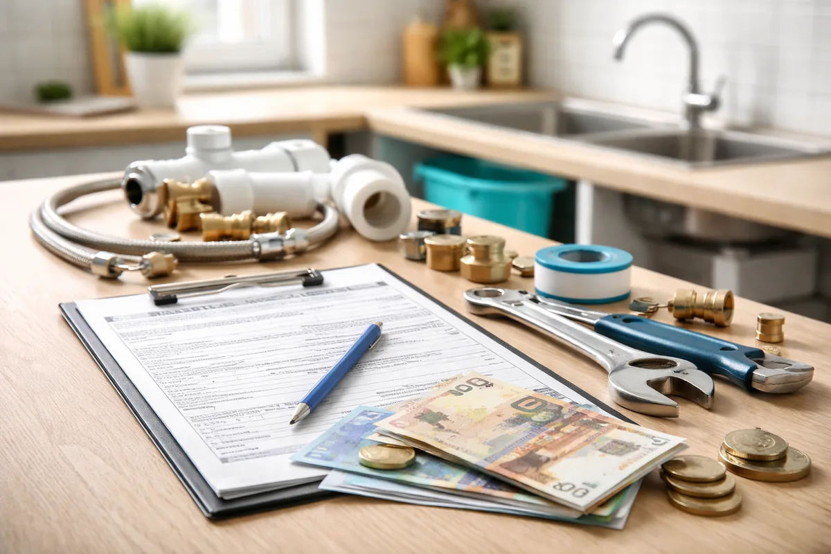Quel est le tarif moyen d'un devis de plomberie pour des travaux courants ?
