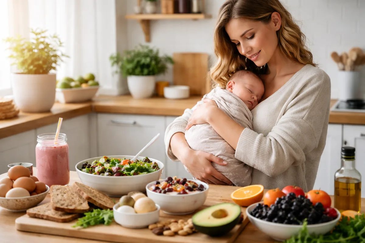 Comment l'alimentation peut-elle soutenir le bien-être des femmes après l'accouchement ?