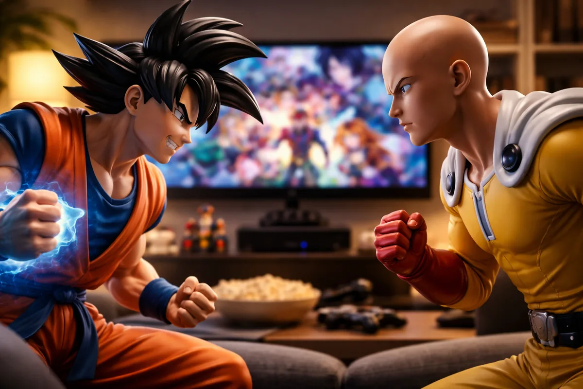 Comment Goku et Saitama s'affrontent-ils sur le terrain du streaming d'anime ?