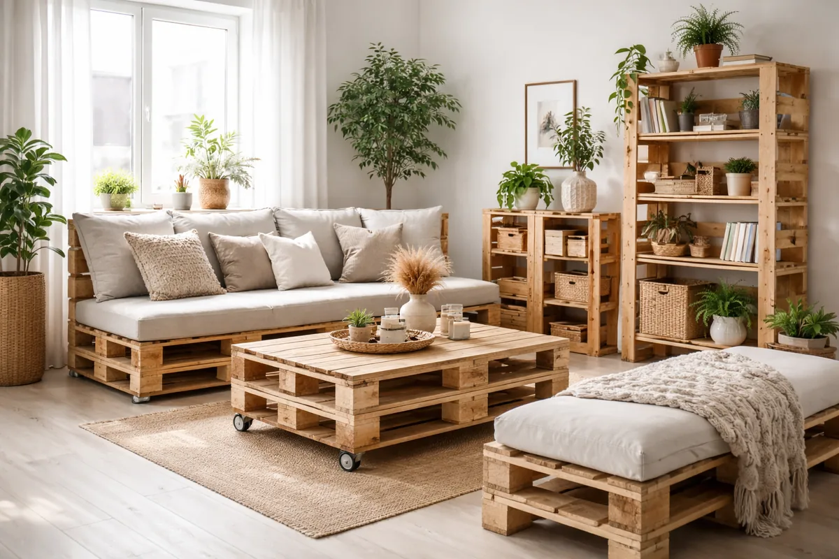 Comment créer des meubles en palettes pour un aménagement intérieur unique