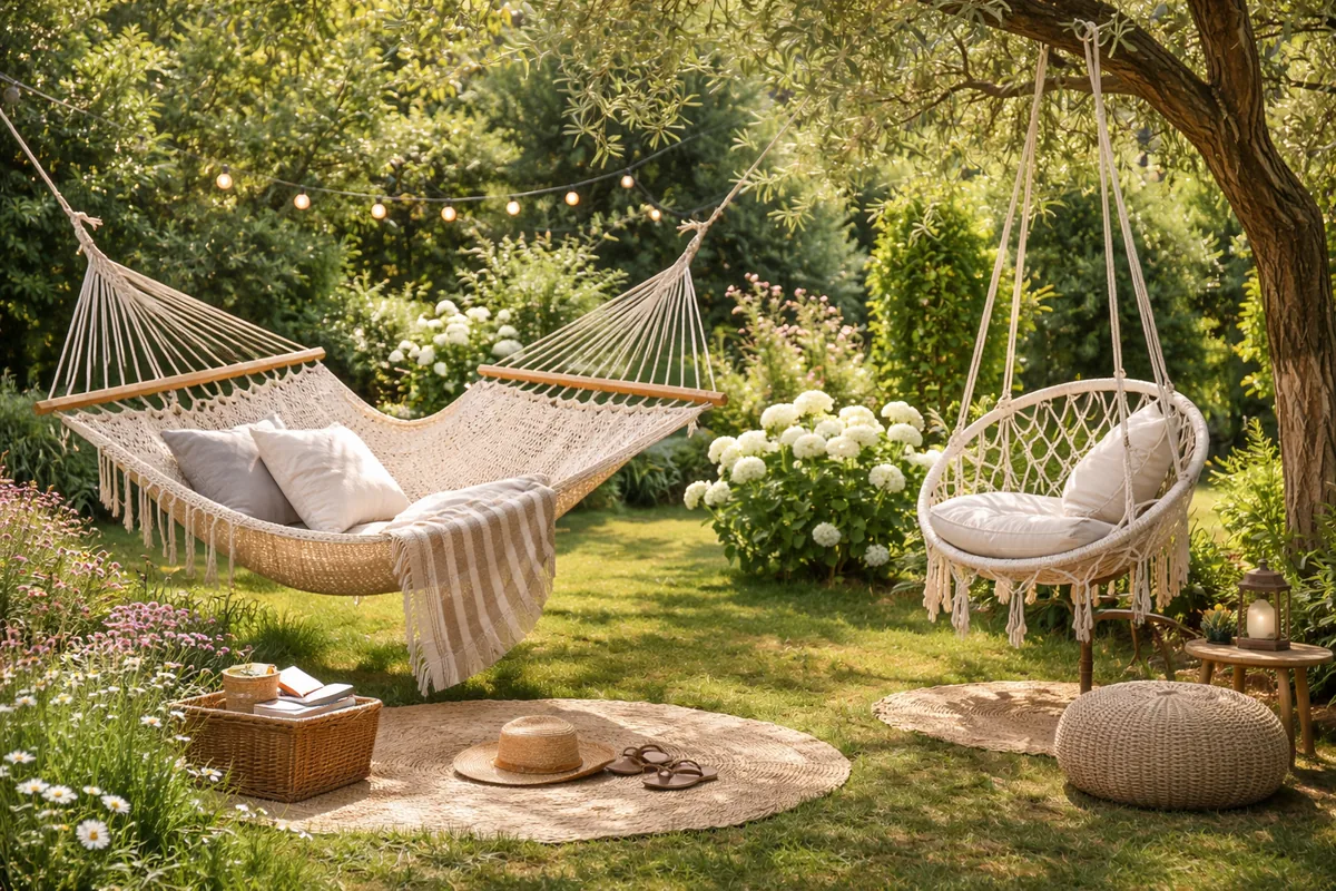 Où acheter des hamacs et fauteuils suspendus pour aménager son jardin