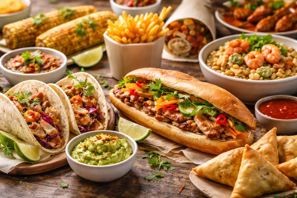 Comment découvrir la cuisine du monde à travers des recettes de rue
