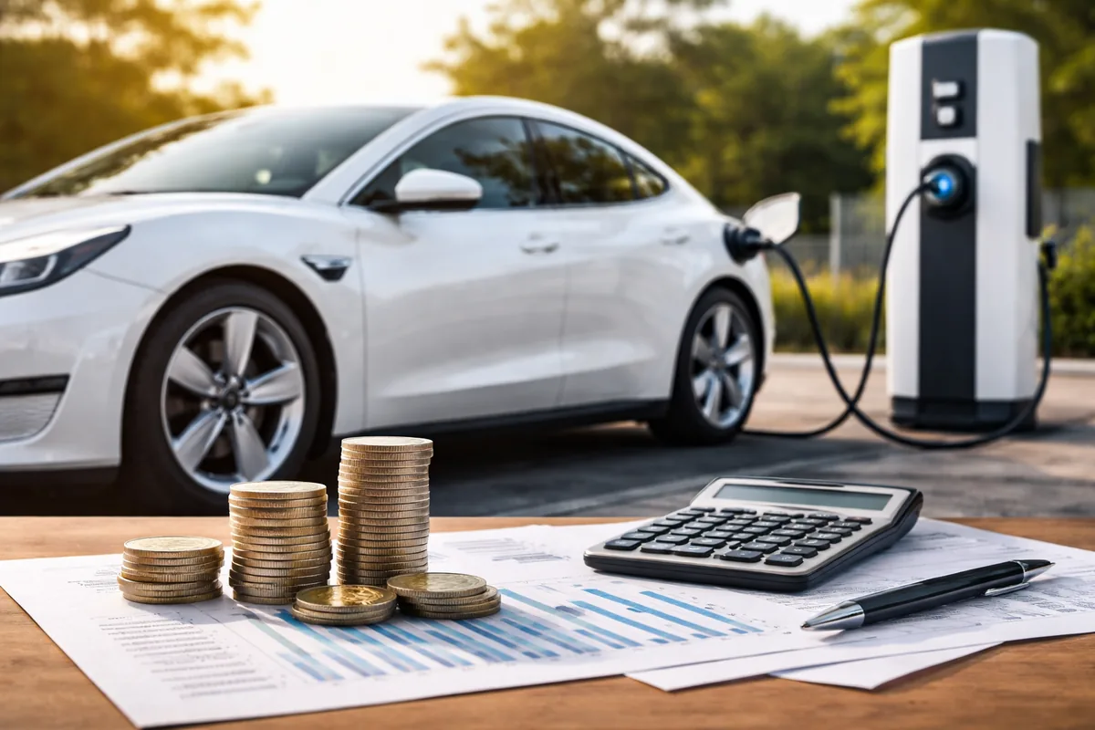 Quel est le coût total d'une voiture électrique sur une durée de 5 ans ?
